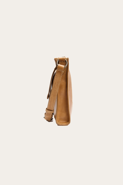 Frye Great Value | Melissa Zip Crossbody in Beige