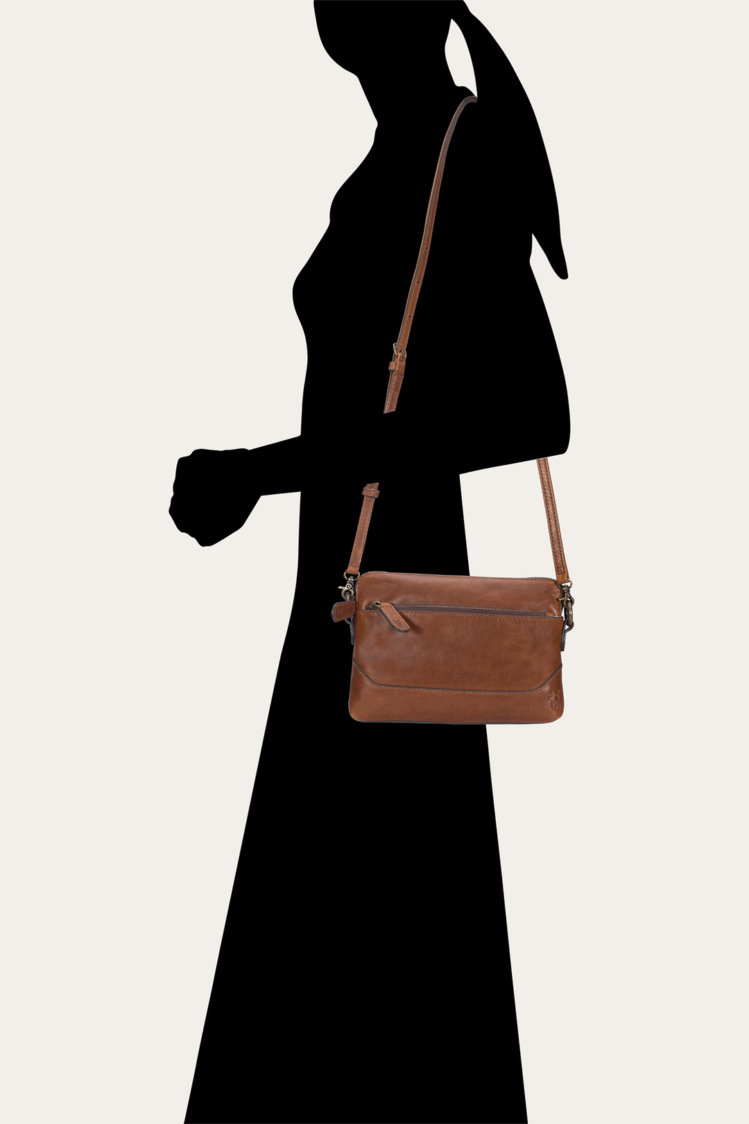 Frye Customer Favorite | Melissa Cognac Crossbody Wristlet