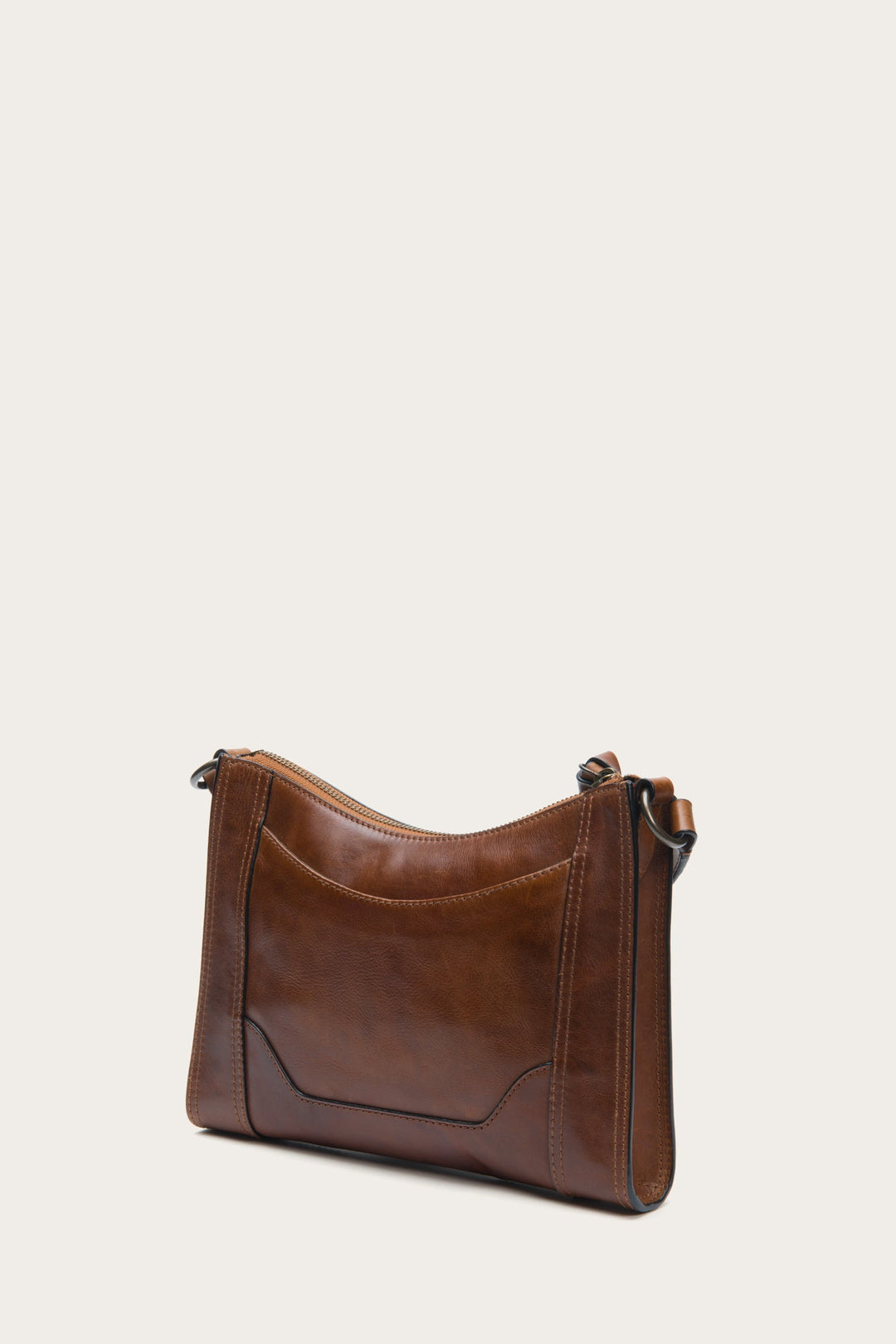Frye Featured | Melissa Cognac Zip Crossbody