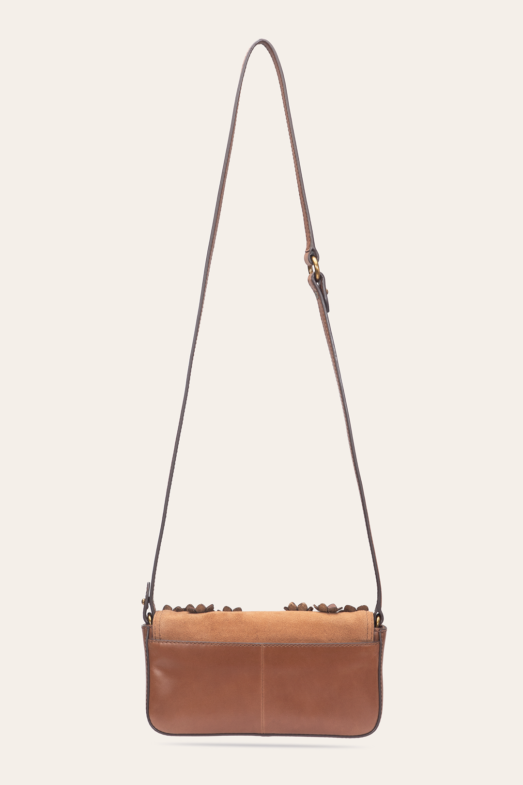 Frye Discount | Cognac Melissa Floral Convertible Mini Flap