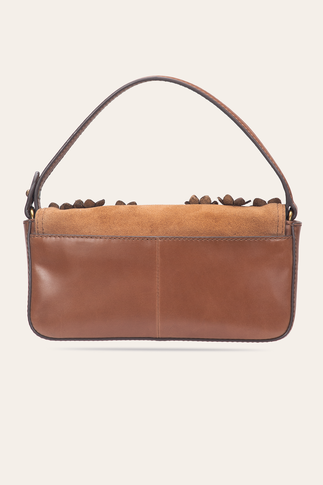 Frye Discount | Cognac Melissa Floral Convertible Mini Flap