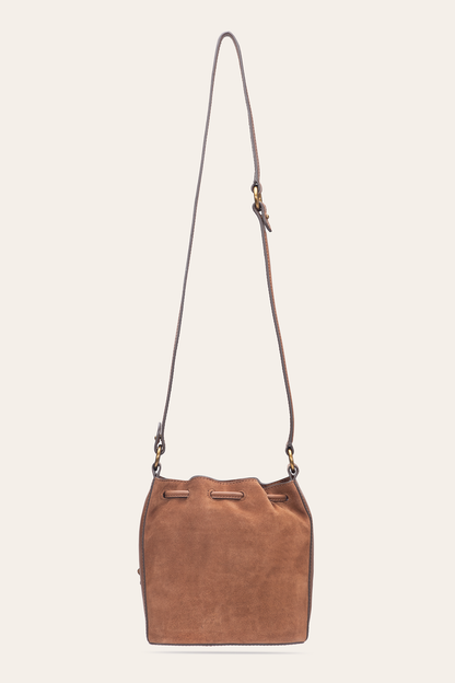 Frye Featured | Cognac Melissa Floral Convertible Bucket