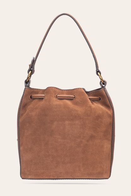 Frye Featured | Cognac Melissa Floral Convertible Bucket