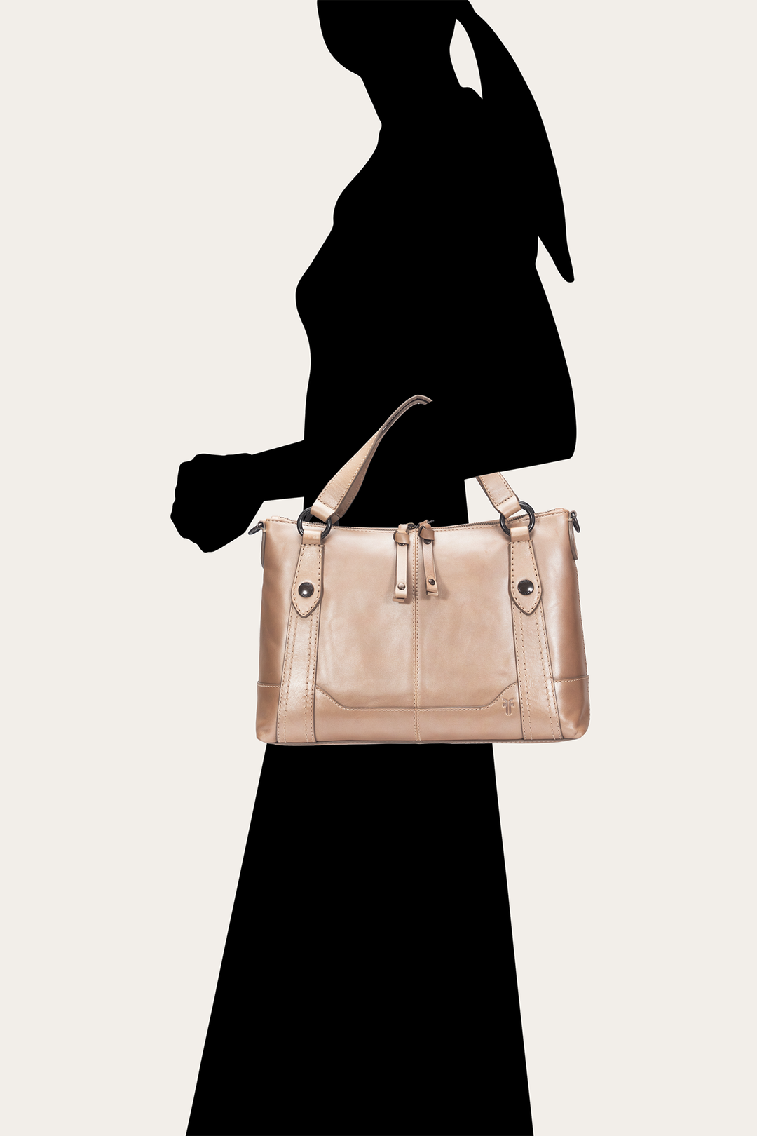 Frye Latest | Light Bronze Melissa Medium Satchel