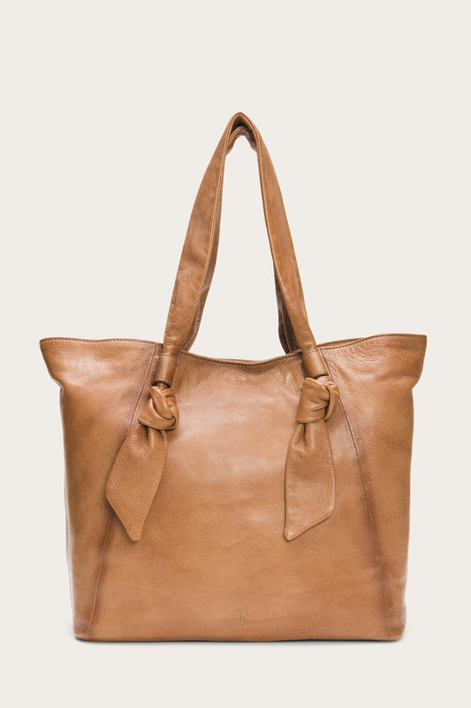 Frye Premium | Nora Beige Knotted Tote