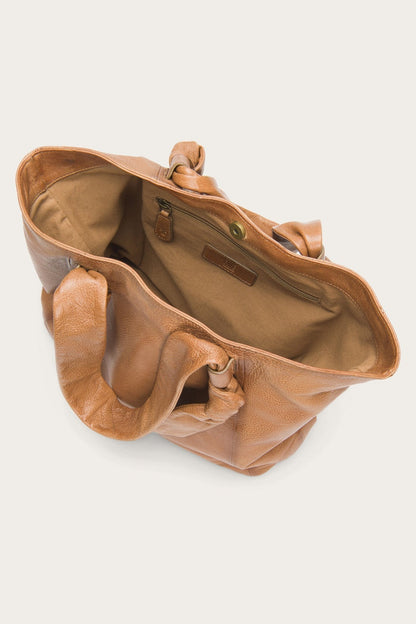 Frye Premium | Nora Beige Knotted Tote