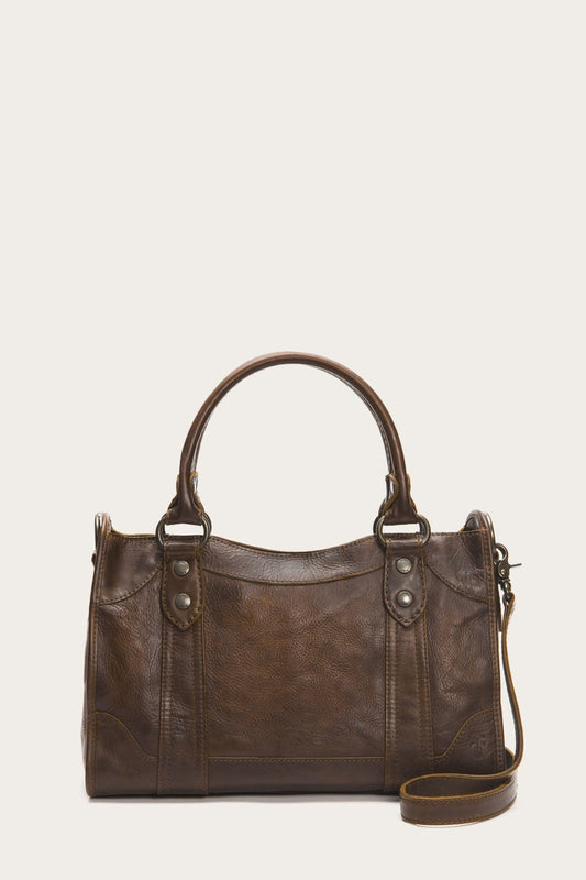 Frye Best Seller | Melissa Dark Brown Satchel