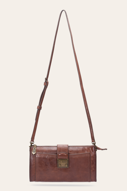 Frye Customer Favorite | Alex Cognac Crossbody Clutch