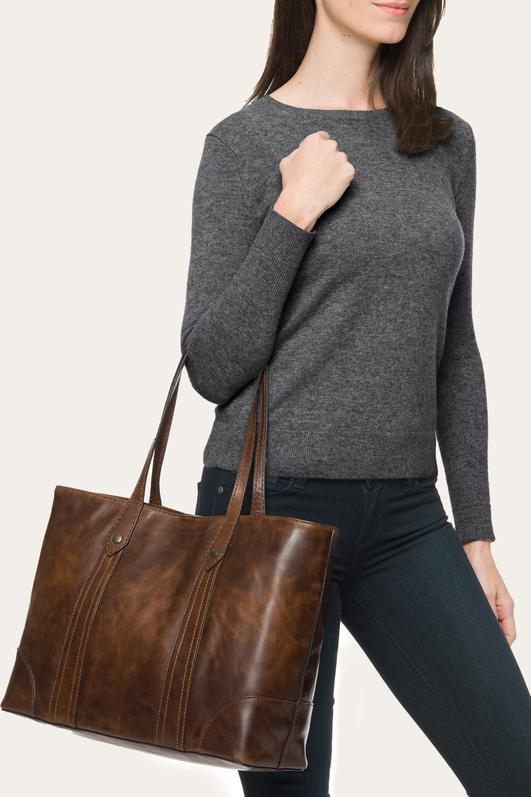 Frye Essential | Melissa Dark Brown Shopper