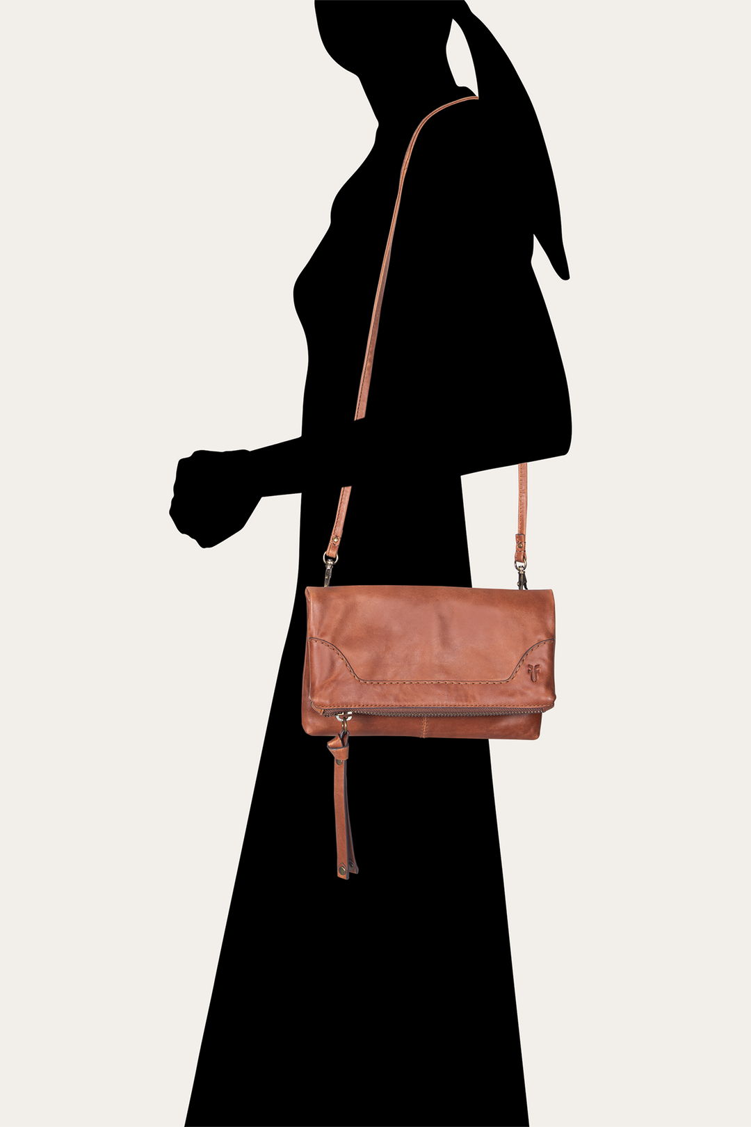 Frye Everyday | Melissa Cognac Crossbody Clutch