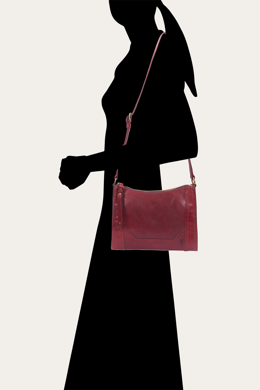 Frye Special Offer | Berry Lacquer Melissa Zip Crossbody