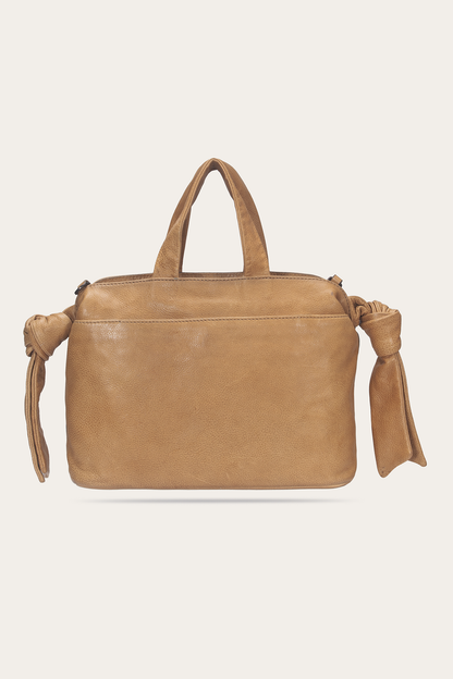 Frye Customer Favorite | Beige Nora Knotted Satchel