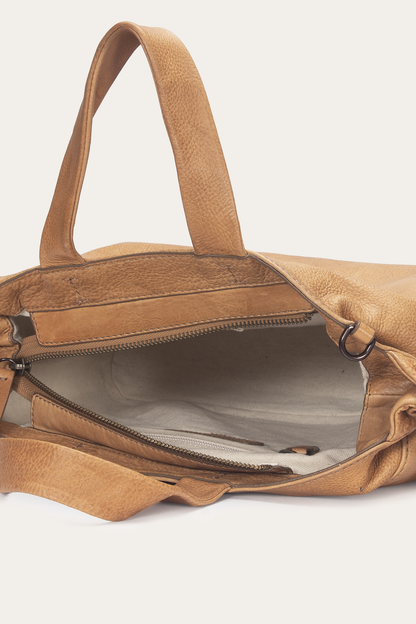 Frye Customer Favorite | Beige Nora Knotted Satchel