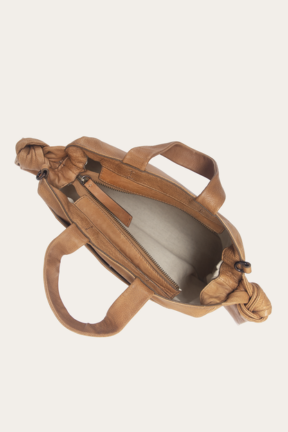 Frye Customer Favorite | Beige Nora Knotted Satchel