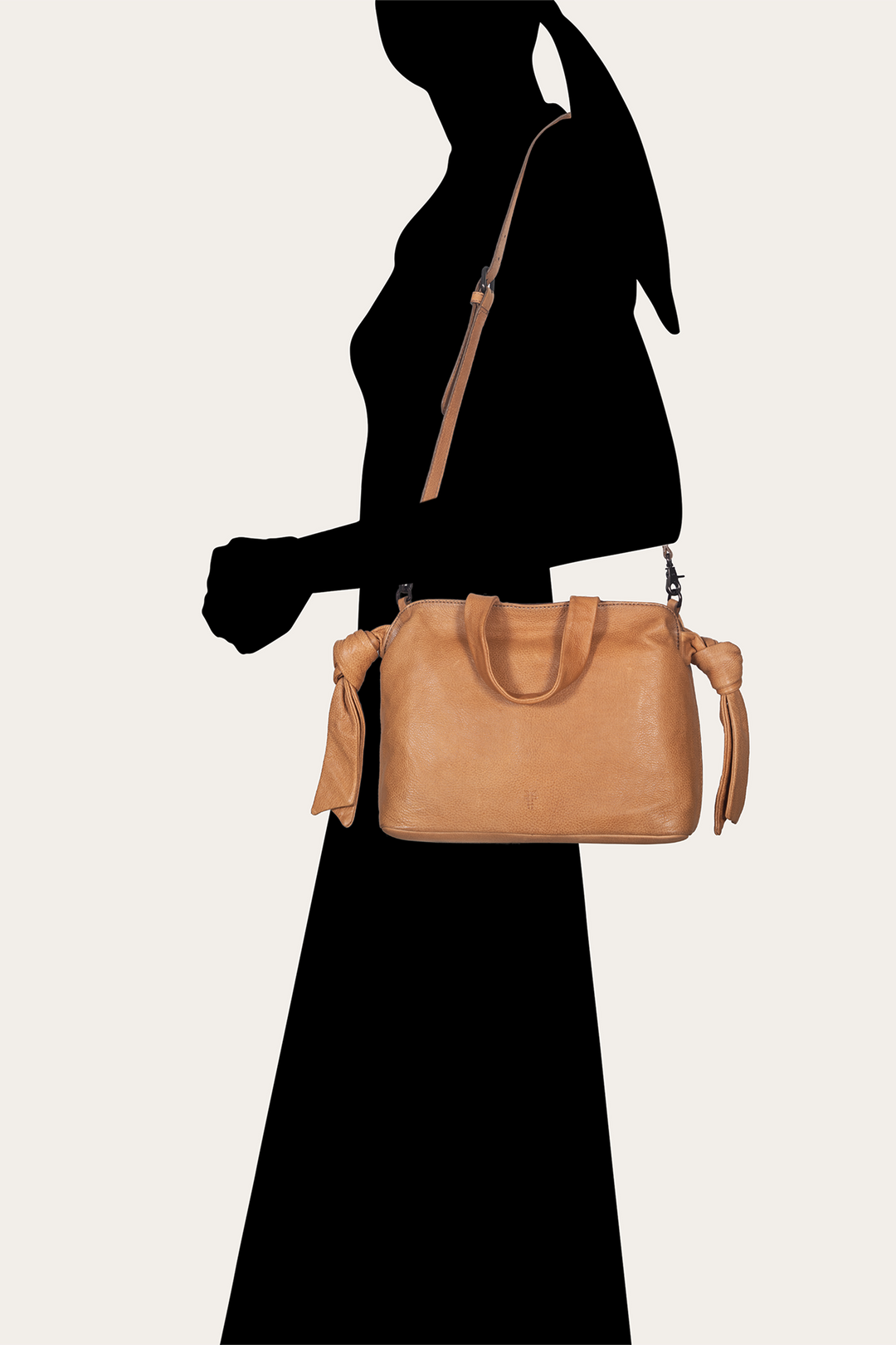 Frye Customer Favorite | Beige Nora Knotted Satchel