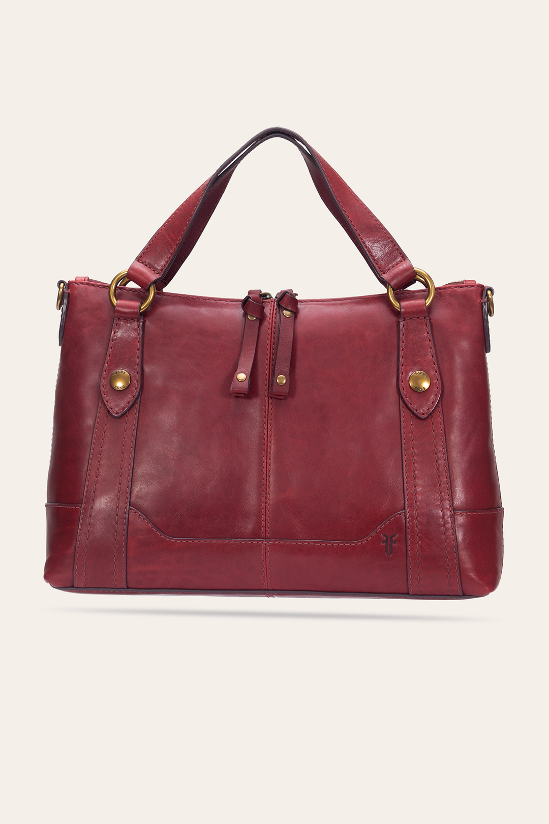 Frye Popular | Berry Lacquer Melissa Medium Satchel