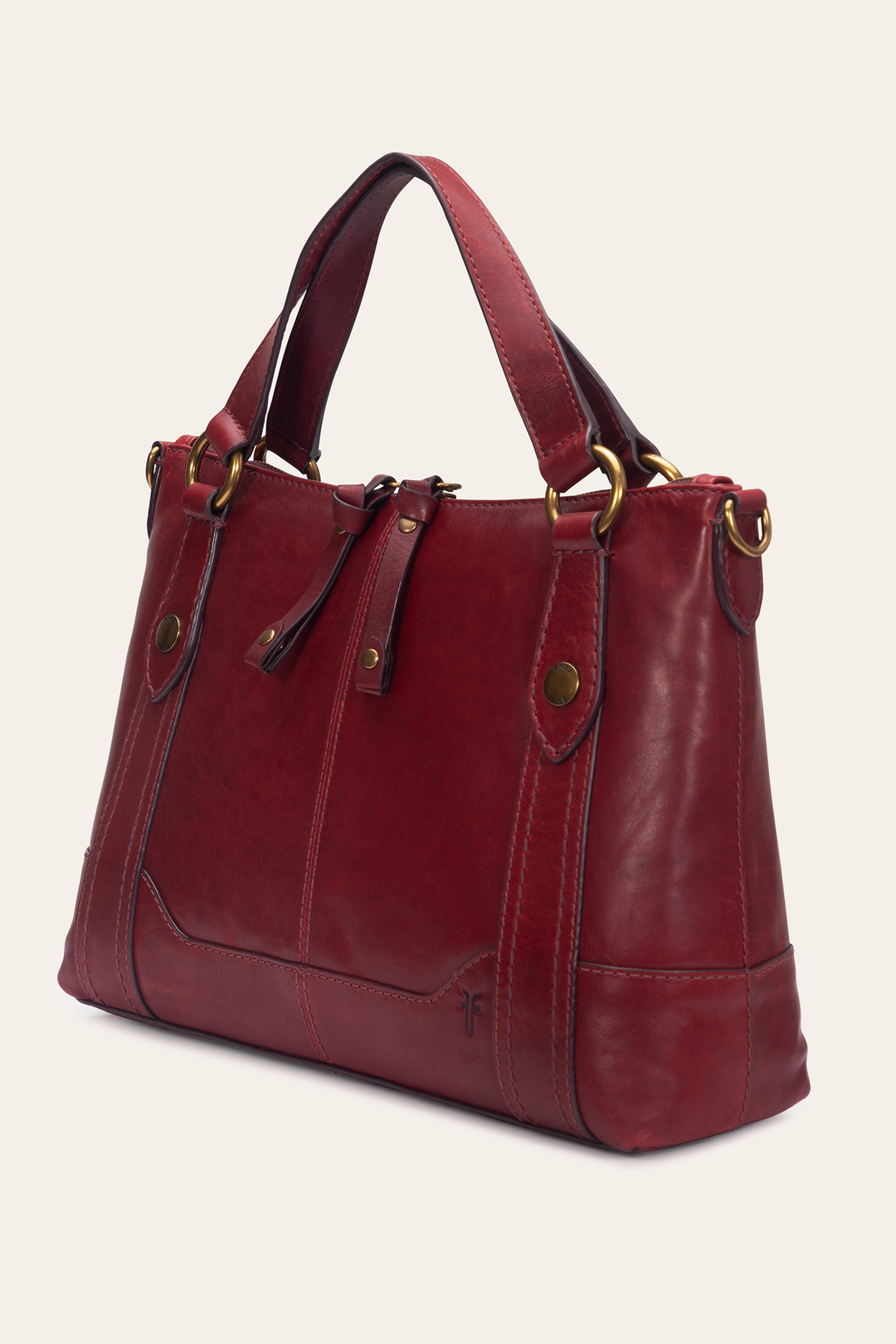 Frye Popular | Berry Lacquer Melissa Medium Satchel