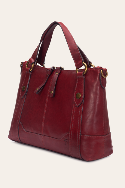 Frye Popular | Berry Lacquer Melissa Medium Satchel
