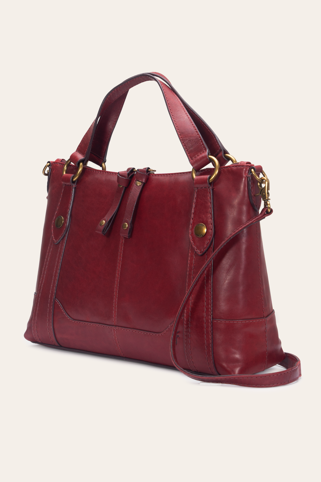 Frye Popular | Berry Lacquer Melissa Medium Satchel