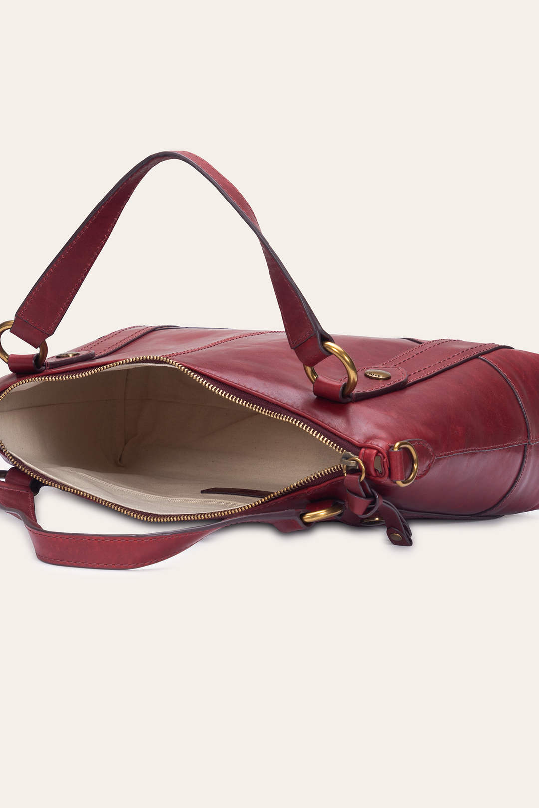 Frye Popular | Berry Lacquer Melissa Medium Satchel