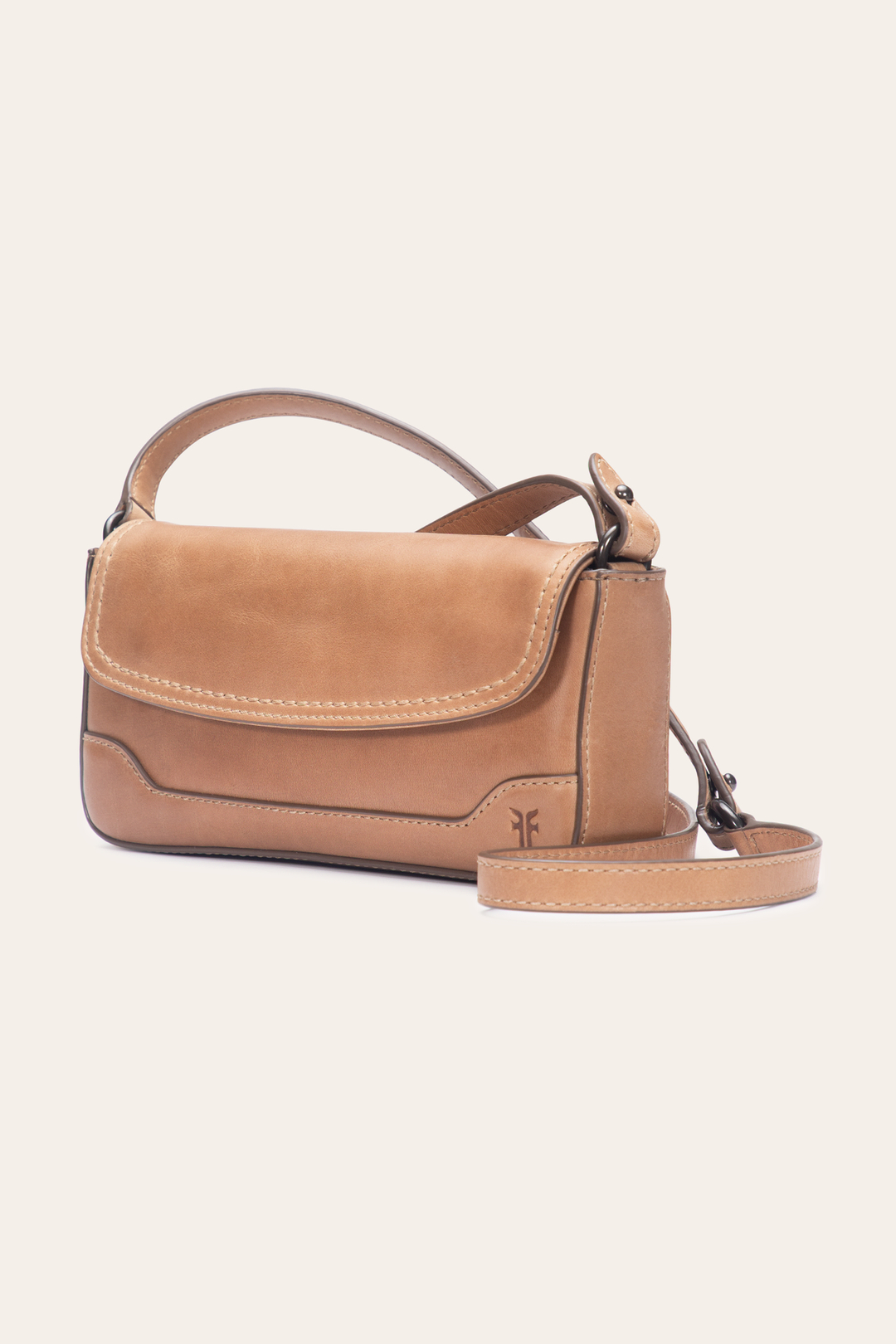 Frye Popular | Beige Melissa Convertible Mini Flap