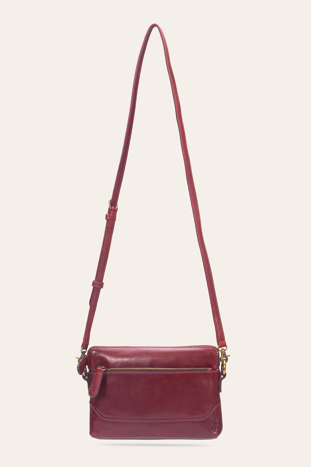 Frye Sale | Berry Lacquer Melissa Crossbody Wristlet