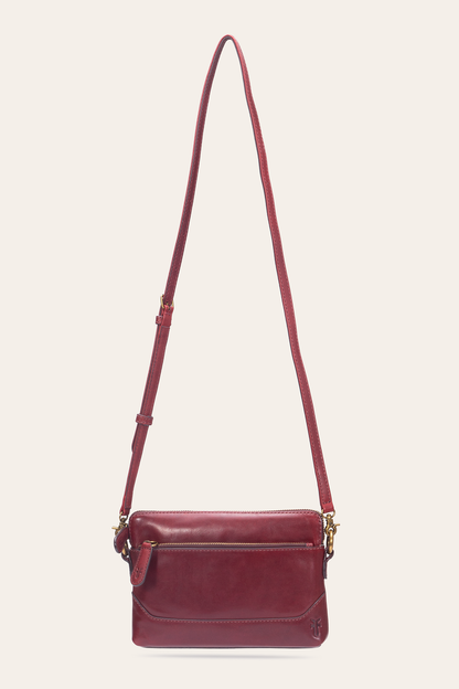 Frye Sale | Berry Lacquer Melissa Crossbody Wristlet