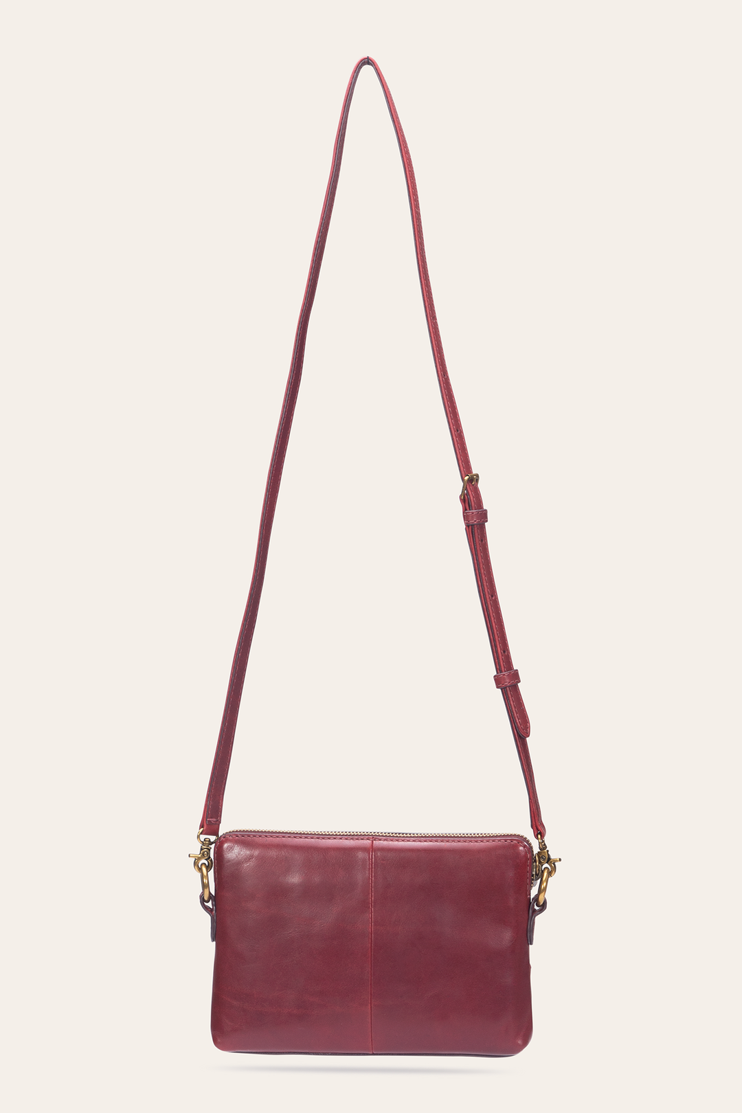Frye Sale | Berry Lacquer Melissa Crossbody Wristlet