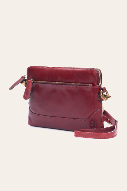 Frye Sale | Berry Lacquer Melissa Crossbody Wristlet
