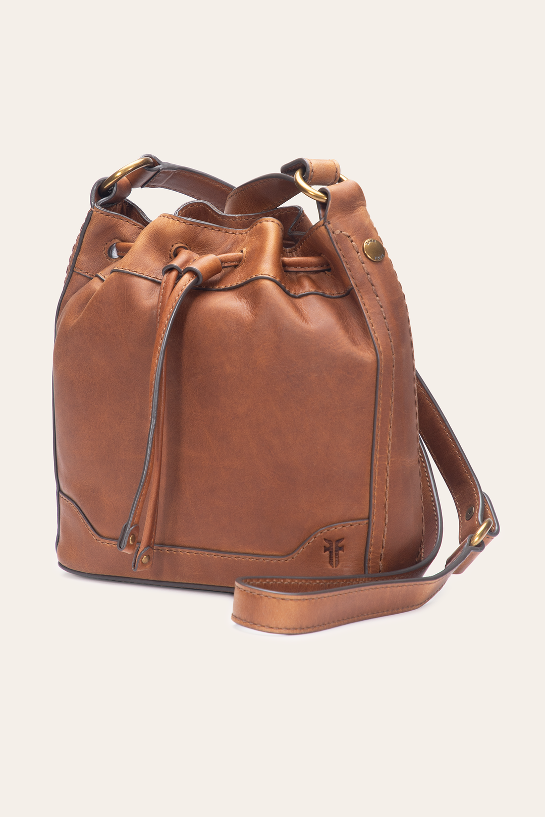 Frye Discount | Cognac Melissa Convertible Bucket