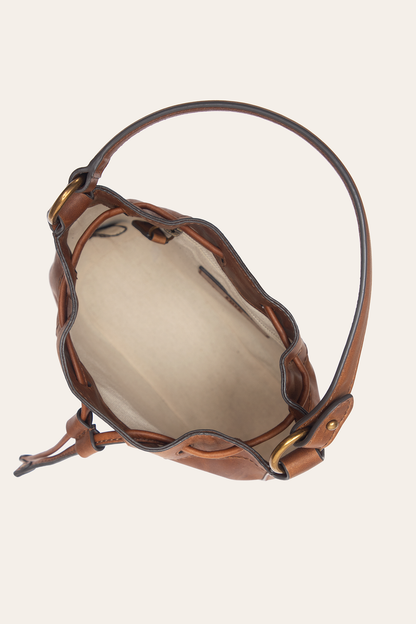 Frye Discount | Cognac Melissa Convertible Bucket