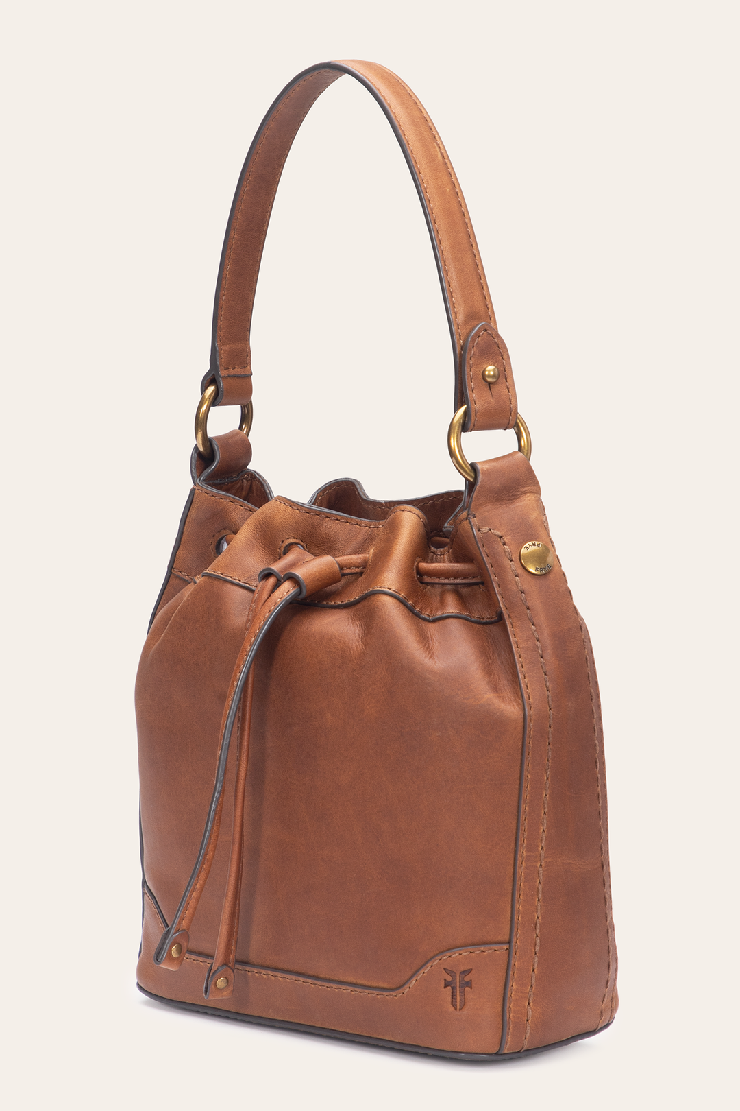 Frye Discount | Cognac Melissa Convertible Bucket