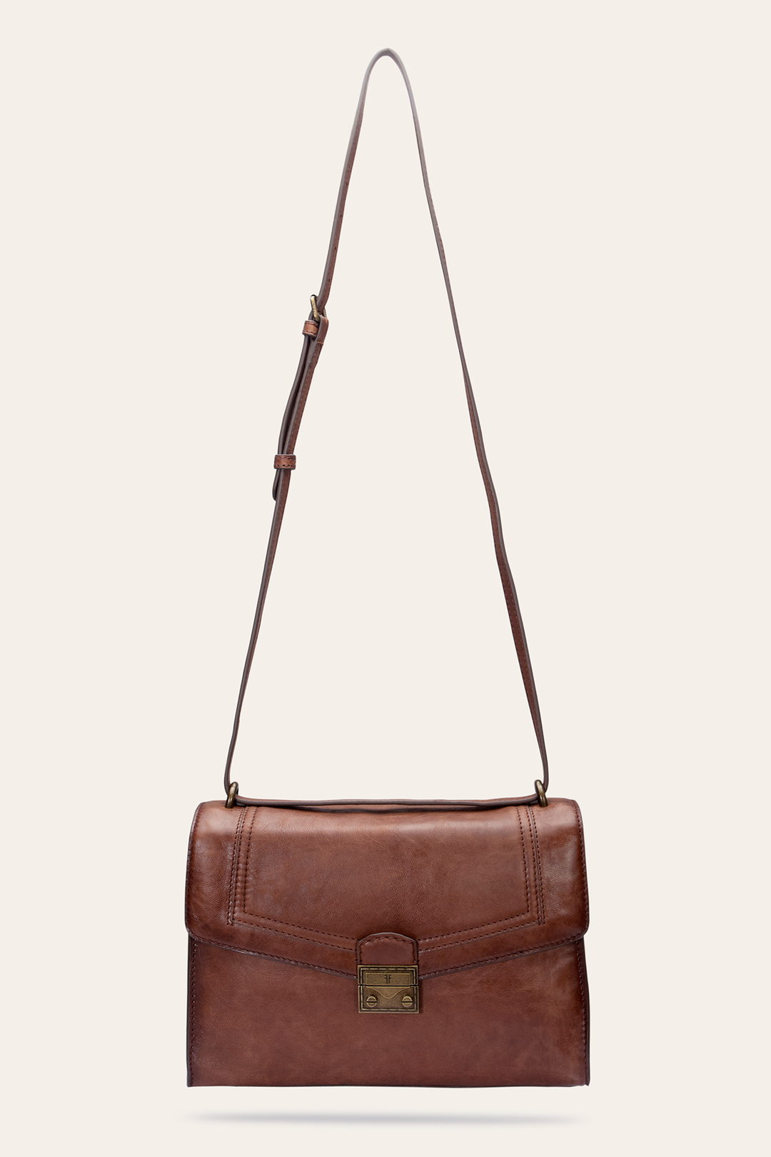 Frye Everyday | Alex Cognac Flap Shoulder