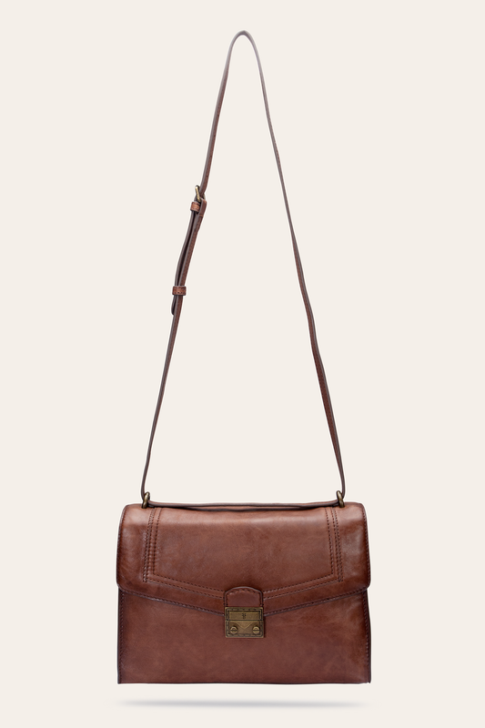 Frye Everyday | Alex Cognac Flap Shoulder