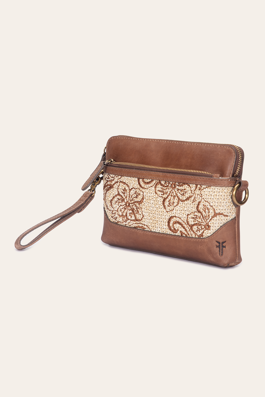 Frye Hot Sale | Women's Floral Crossbody Wristlet Wallet