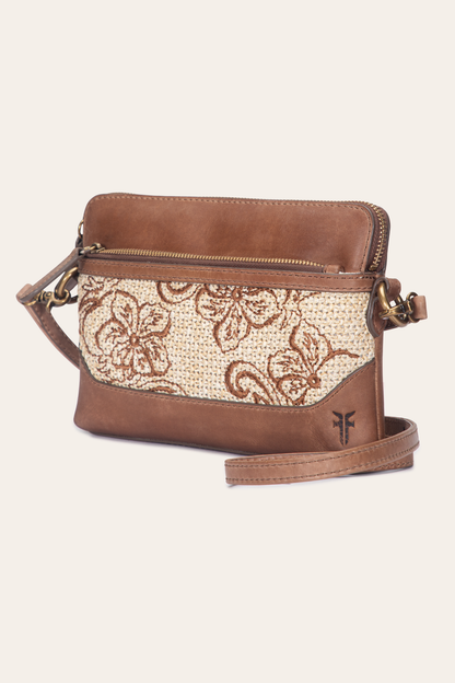 Frye Hot Sale | Women's Floral Crossbody Wristlet Wallet
