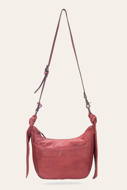 Frye Hot Sale | Nora Knotted Crossbody in Burgundy