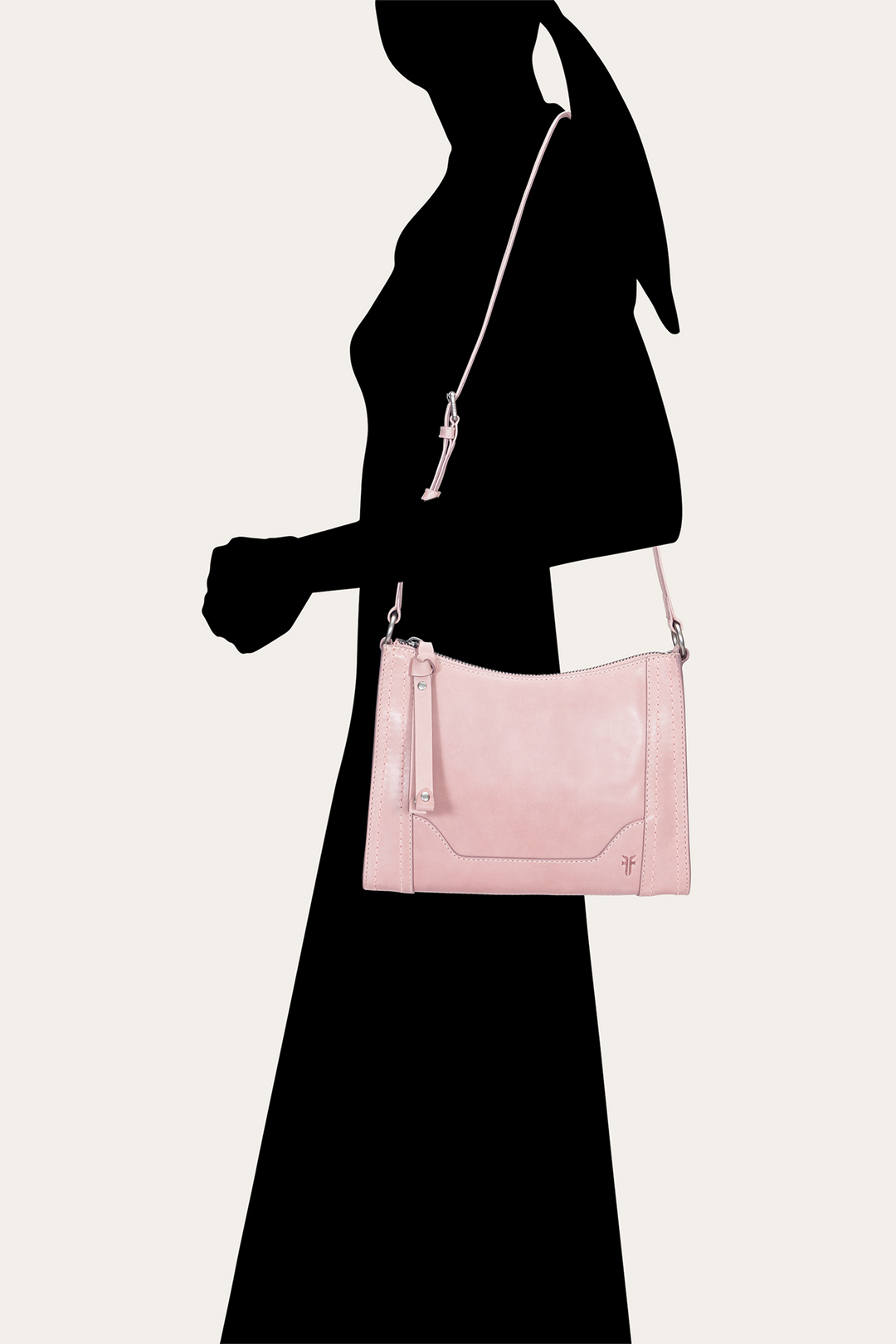 Frye Popular | Melissa Zip Crossbody in Woodrose