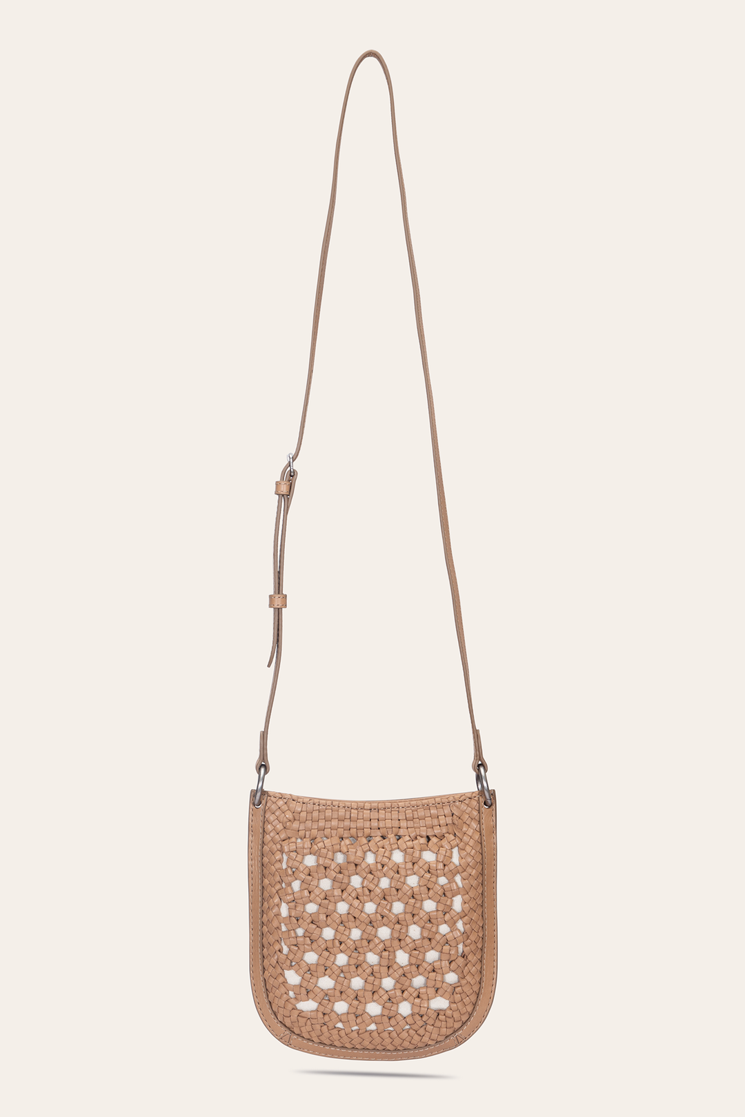 Frye Featured | Women's Ella Mini Crossbody Bag in Beige