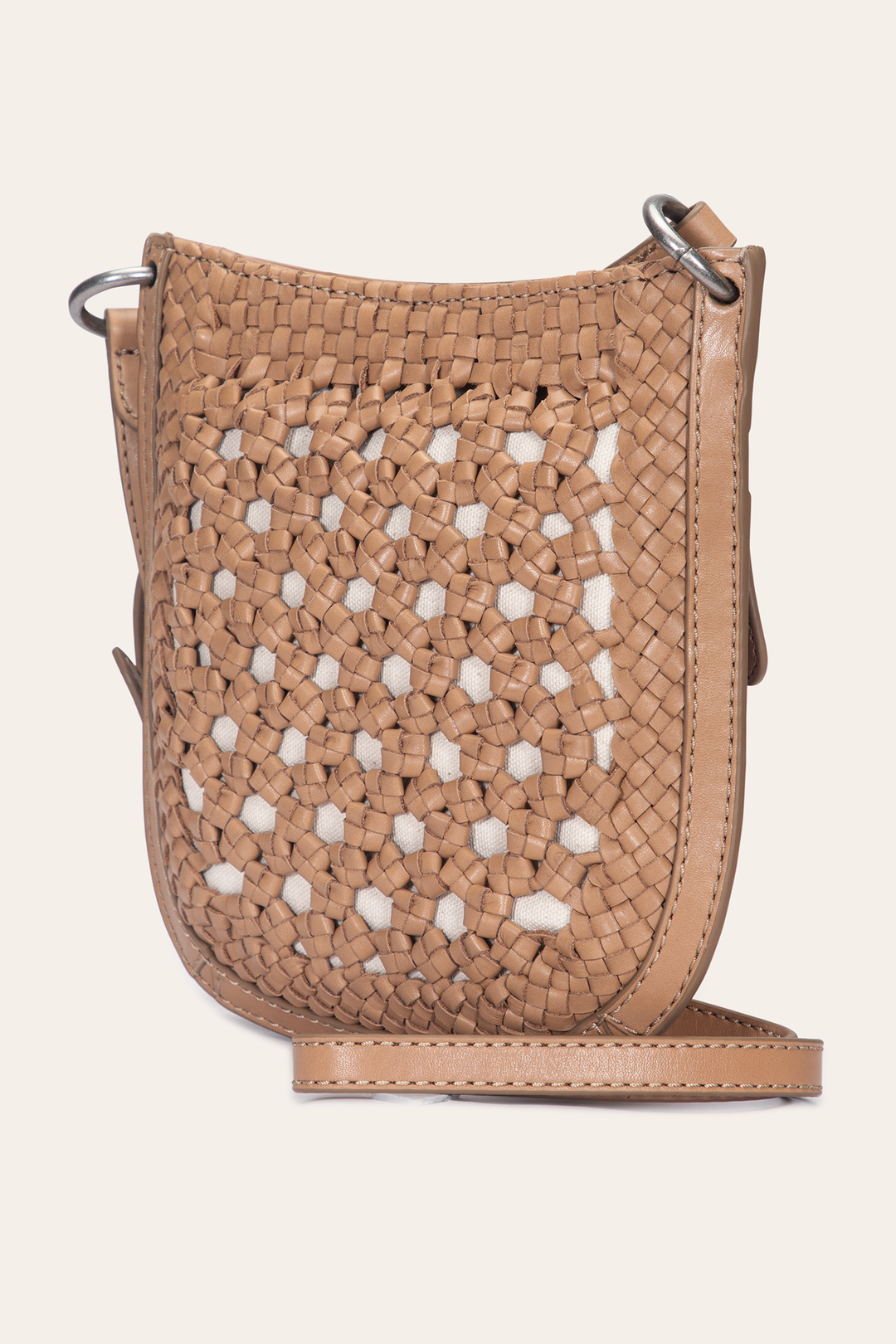 Frye Featured | Women's Ella Mini Crossbody Bag in Beige