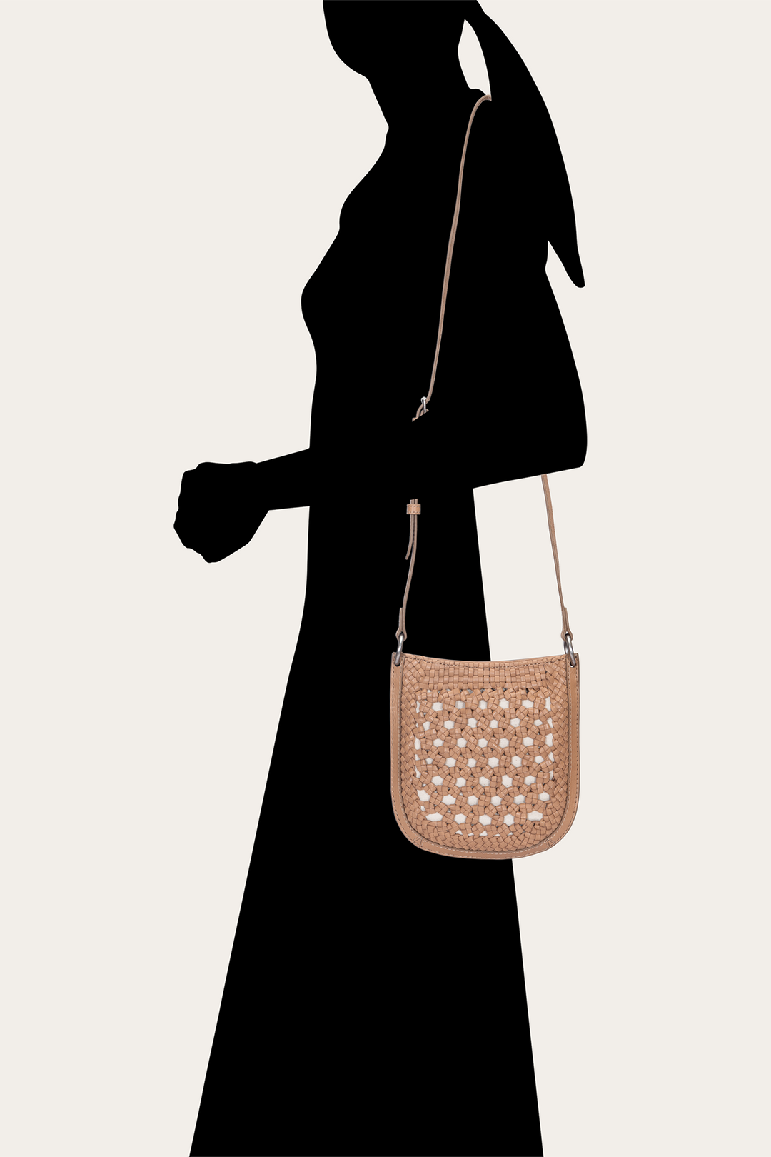 Frye Featured | Women's Ella Mini Crossbody Bag in Beige