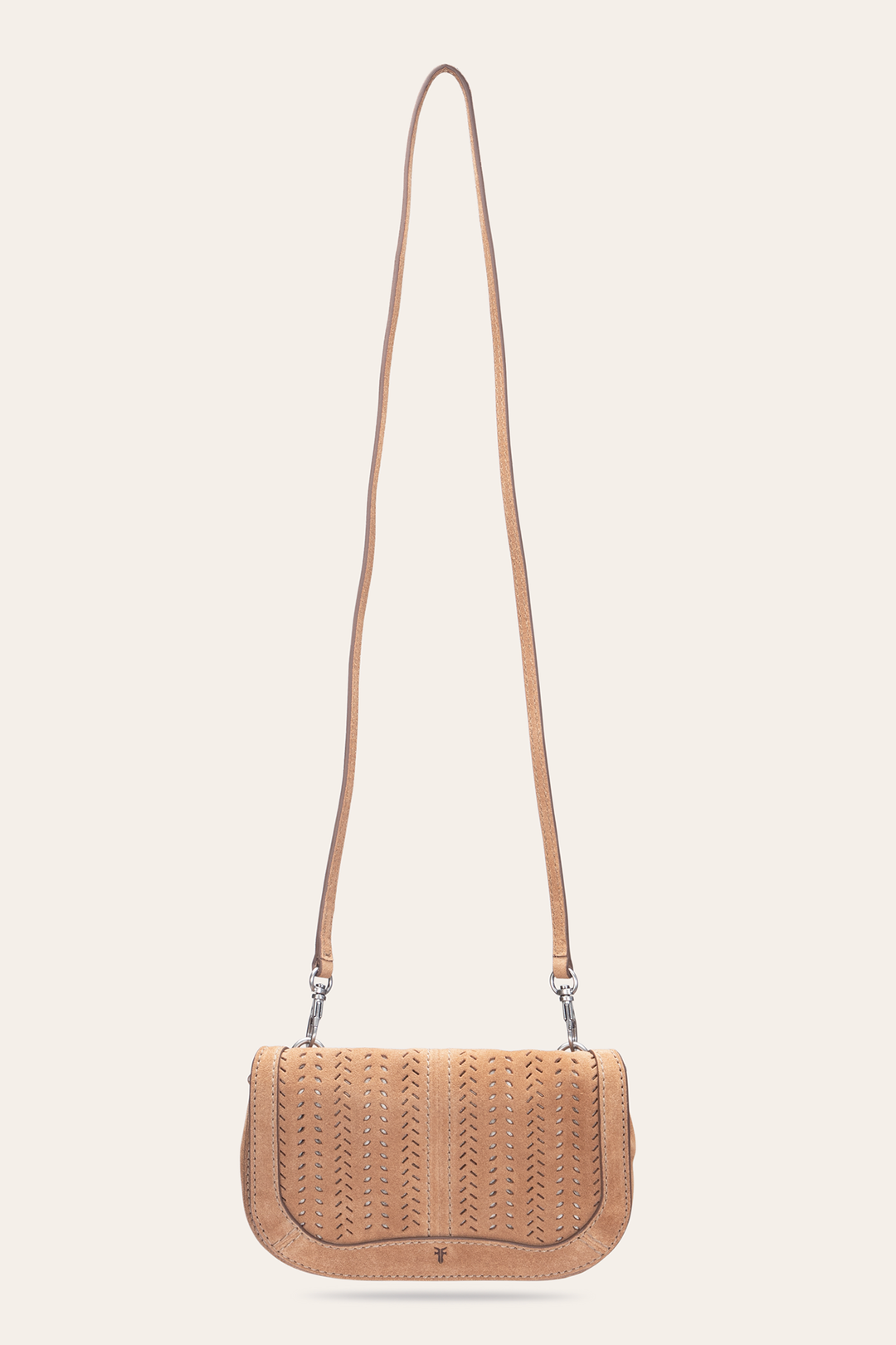Frye Everyday | Stella Suede Wallet Crossbody in Beige