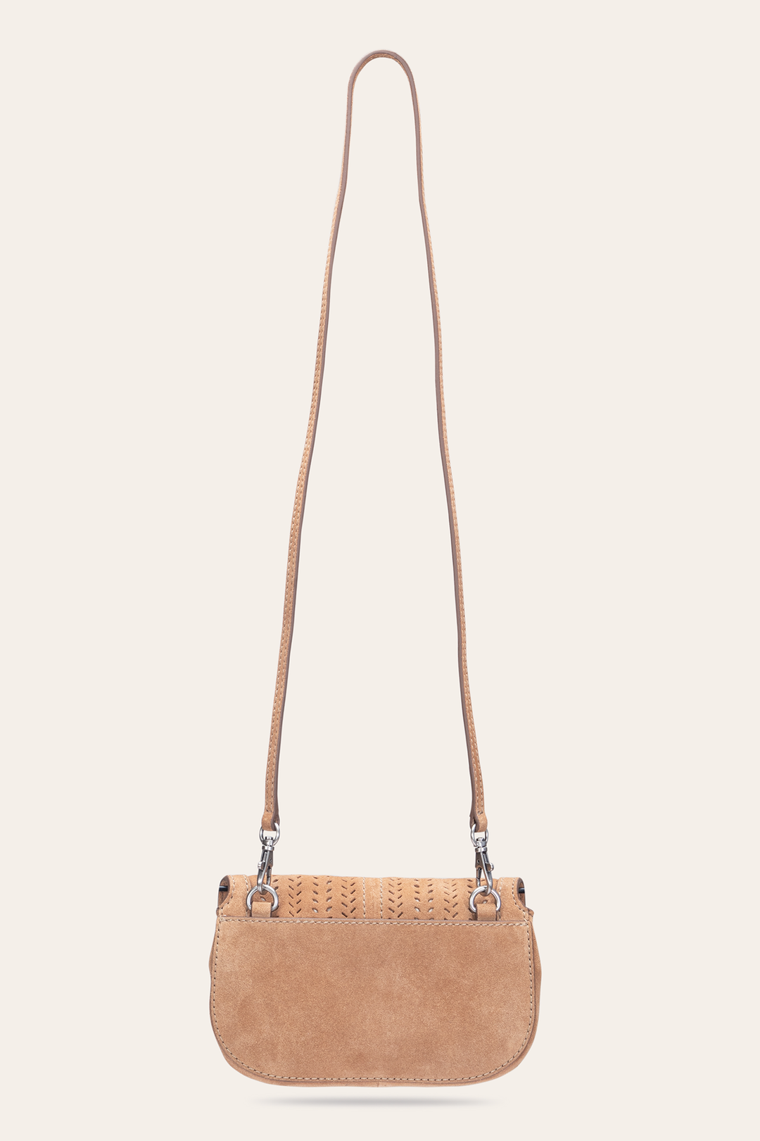 Frye Everyday | Stella Suede Wallet Crossbody in Beige