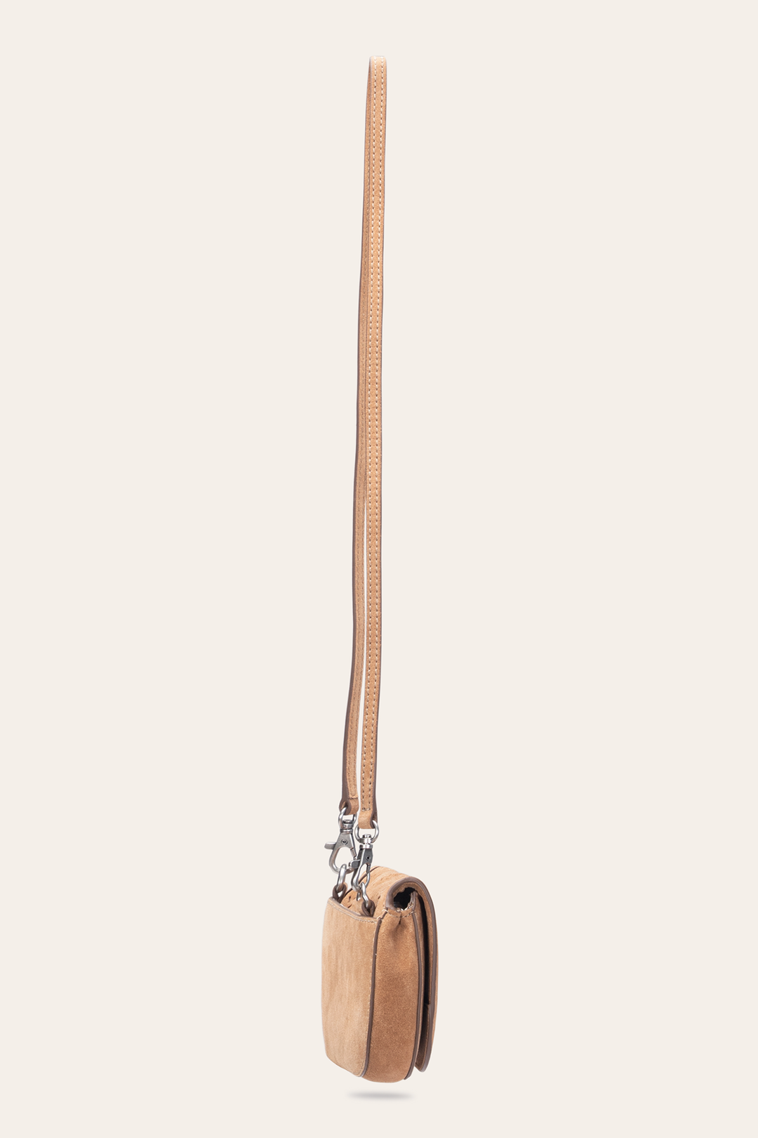 Frye Everyday | Stella Suede Wallet Crossbody in Beige