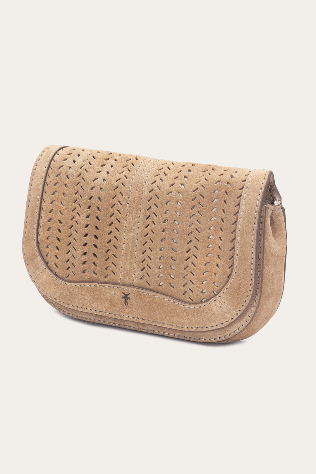 Frye Everyday | Stella Suede Wallet Crossbody in Beige