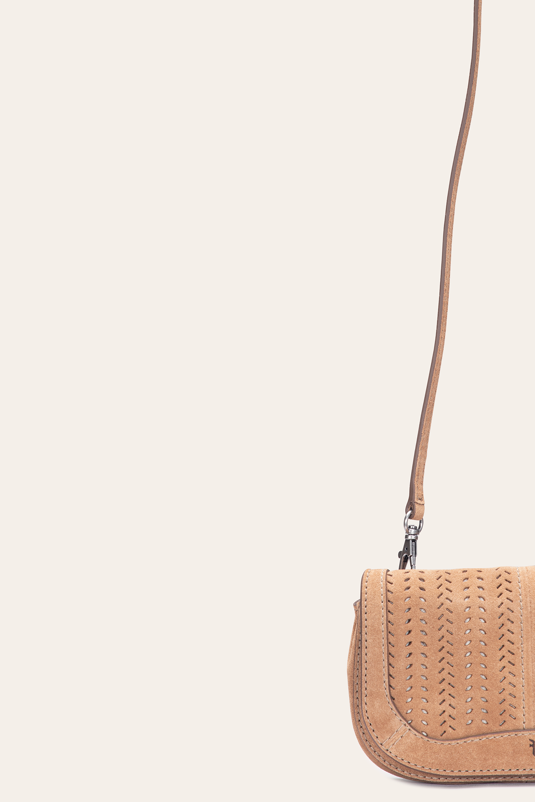 Frye Everyday | Stella Suede Wallet Crossbody in Beige