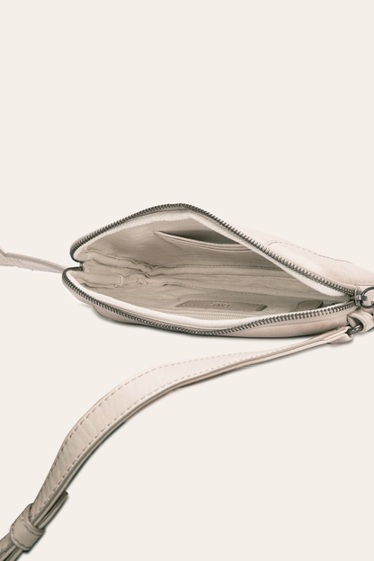 Frye Featured | Melissa Zip Sling in Nude