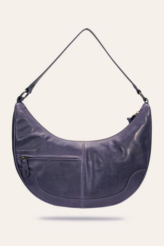 Frye Everyday | Melissa Crescent Hobo in Eggplant