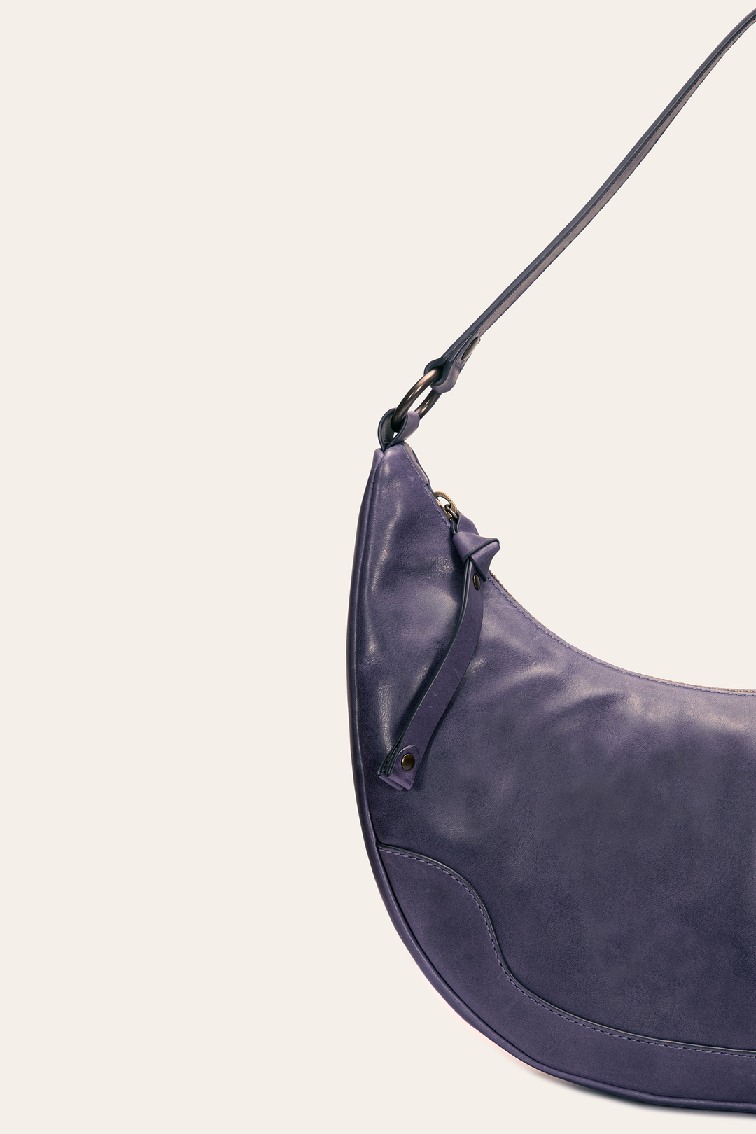 Frye Everyday | Melissa Crescent Hobo in Eggplant