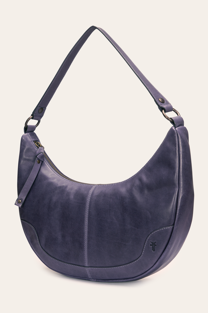 Frye Everyday | Melissa Crescent Hobo in Eggplant